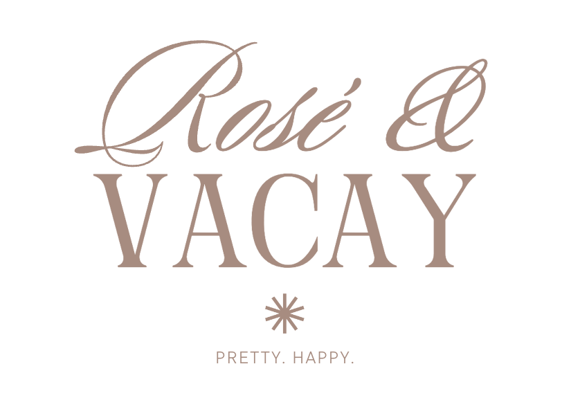 rosé and vacay logo